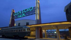 Glen Echo Park entrance sign